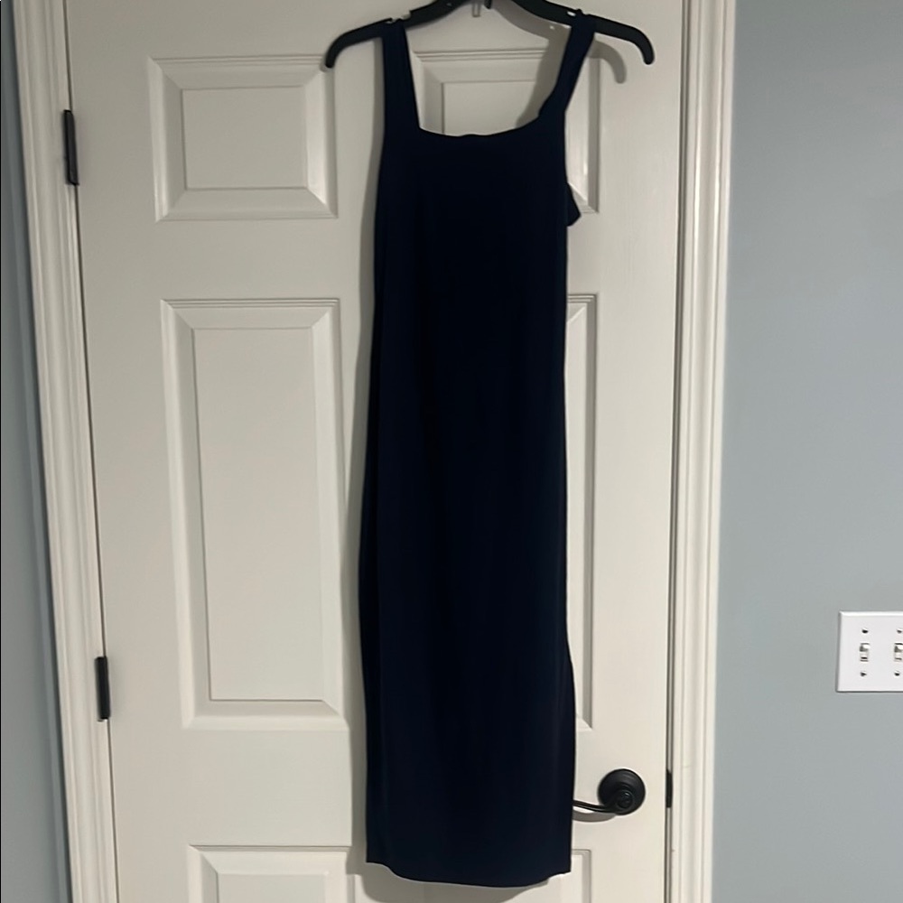 Beyond Yoga Navy Midi Dress